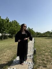 Gofre Kimono Takım Siyah - S