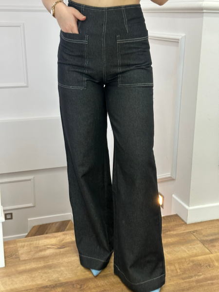 Premium Yüksek Bel Denim Pantolon
